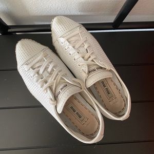 Miu Miu espadrille white sneaker